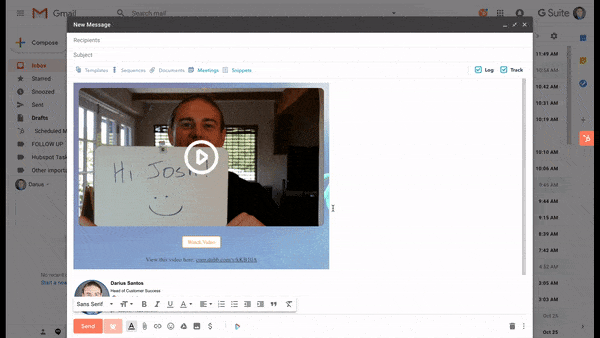 GIF of a GIF in Gmail