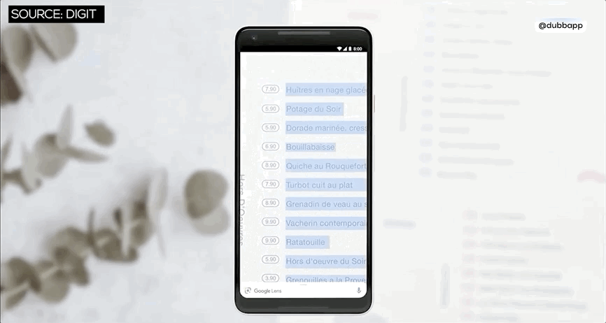 Pull Text with Google Lens