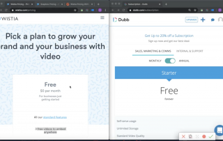 Wistia Prices vs. Dubb Prices