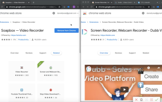 Wistia Soapbox and Dubb's Chrome Extensions