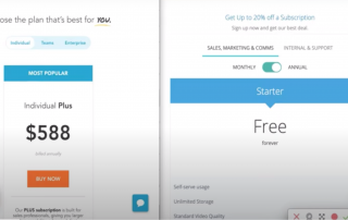 bombbomb pricing vs dubb pricing