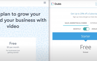 Wistia Pricing vs Dubb Pricing