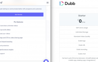 Vidyard Features vs Dubb Features