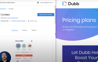 Covideo compared to Dubb