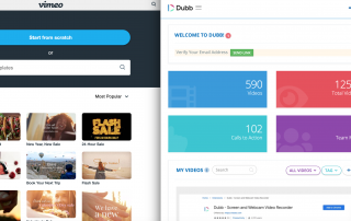 Vimeo features compared to Dubb Features