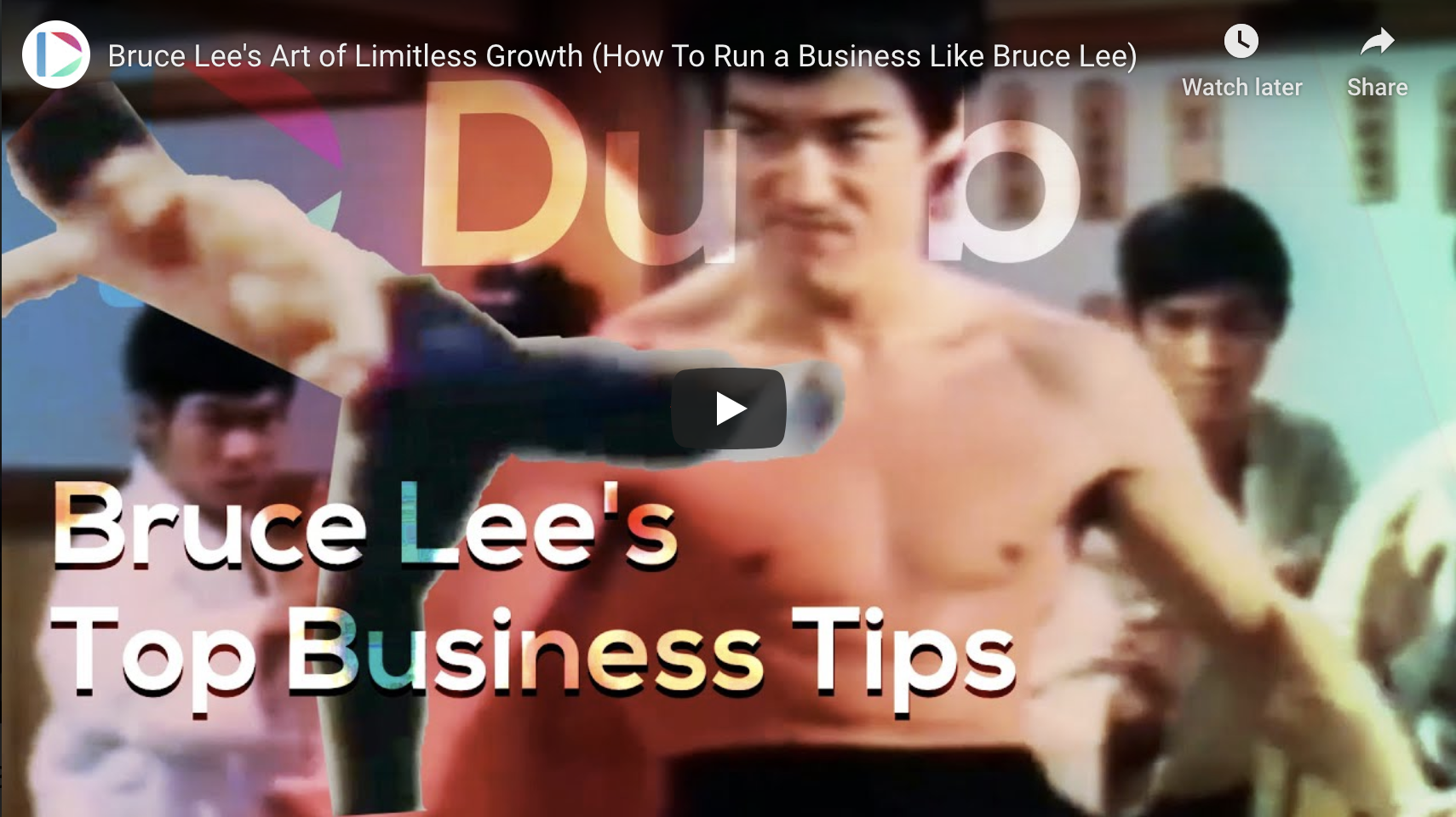 Bruce Lee and Limitless Growth