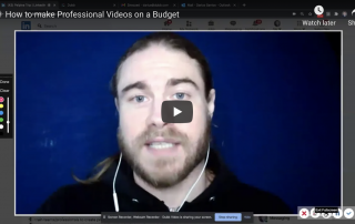 How to Make Professional Videos on a Budget