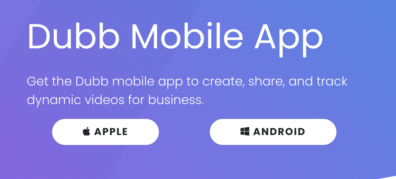 Dubb Mobile App