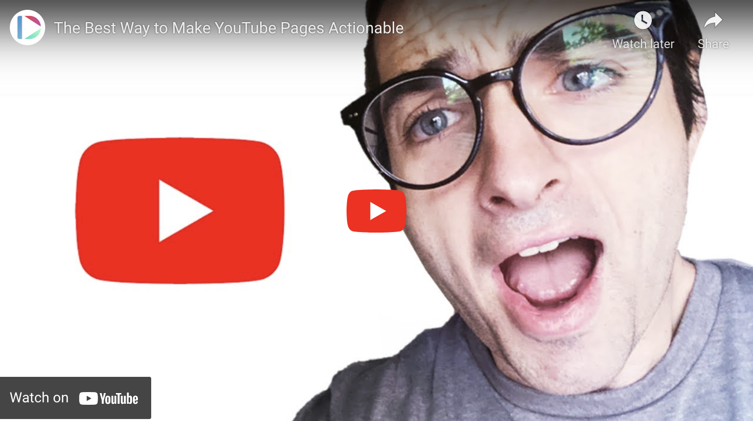The Best Way to Make YouTube Pages Actionable