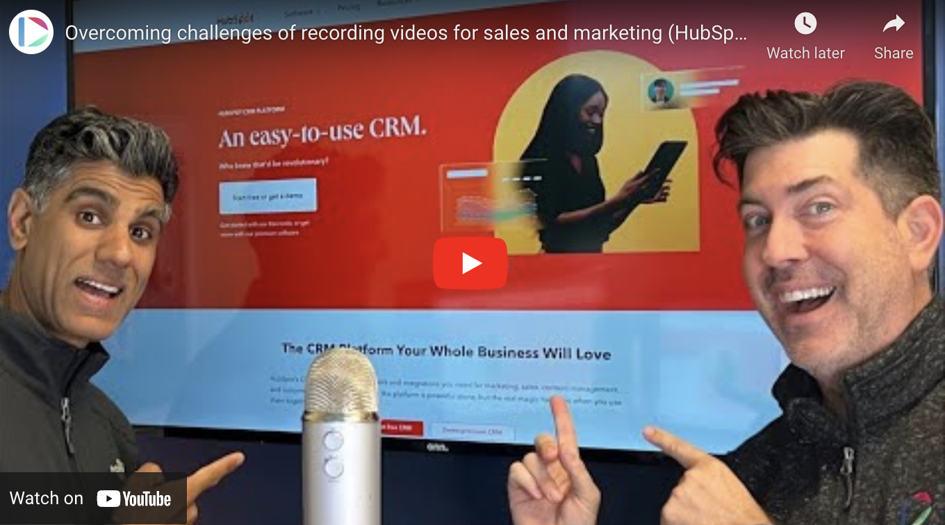 Overcoming the Challenges of Recording Video for Sales and Marketing (HubSpot Blog)
