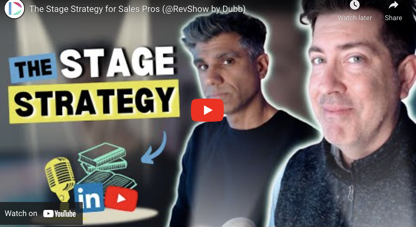 The Stage Strategy for Sales Pros