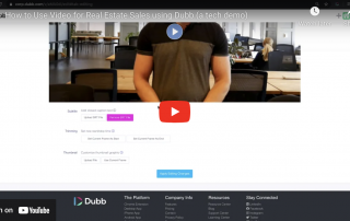 How to Use Video for Real Estate Sales using Dubb