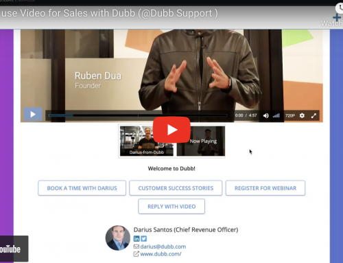How to use Video for Sales with Dubb