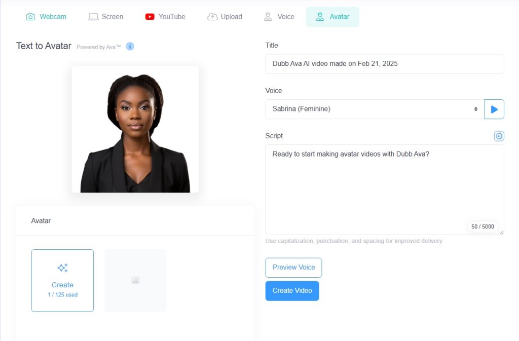 ai avatar video for business