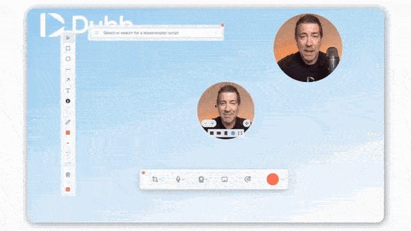 Dubb desktop app webcam and screen recorder