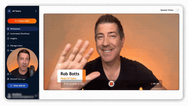 BombBomb web-based webcam and screen recorder