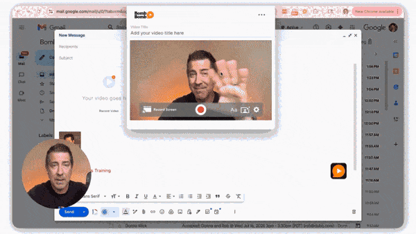 BombBomb email sending features