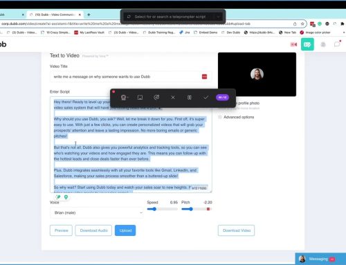 Convert Text to Video with Dubb: A Simple Guide for Sales and Marketing